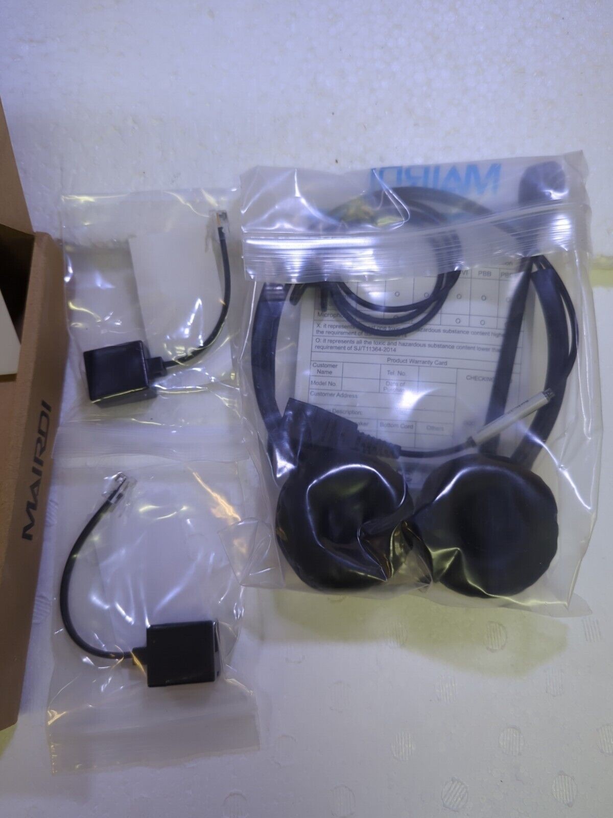 - NEW MAIRDI  Professional Call center / Zoom Call  Wired Headset M510