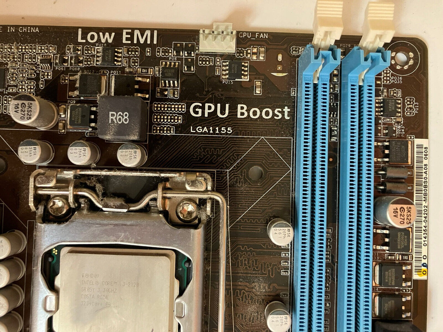 ~ASUS P8H61-M LX3 R2.0 Motherboard LGA 1155 DDR3  + IO Plate