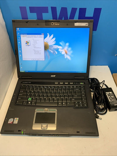 Acer Travel Mate 6592 C2D T7300 2GB 750GB Windows xp pro sp3 (one key defective)