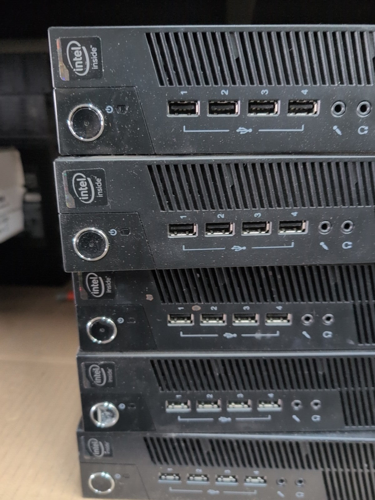 🔥5x Lenovo ThinkCentre M32 Thin Client PC 4GB RAM (NO AC ADAPTER,  NO OS) -