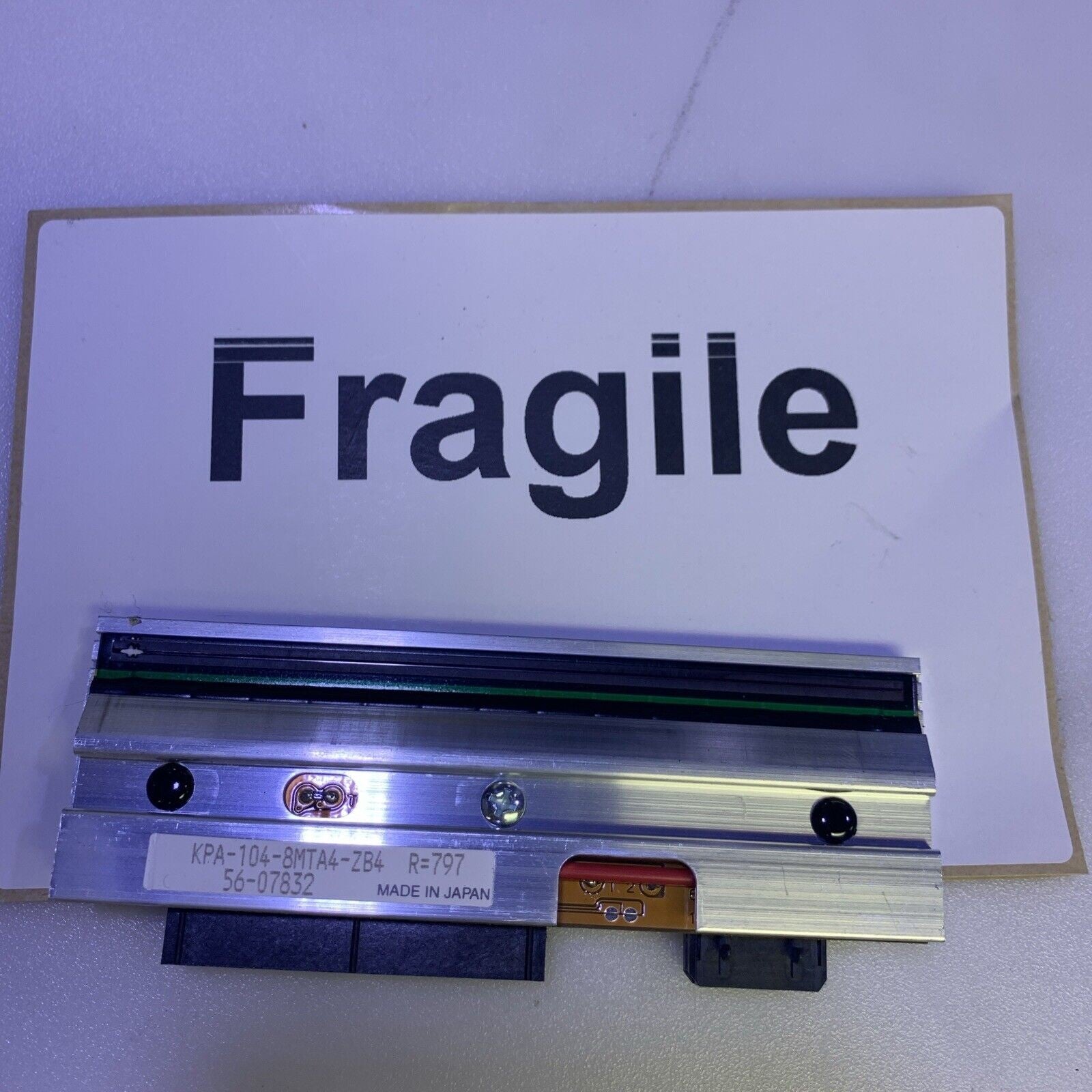 Zebra (KPA-104-8MTA4-ZB4) Printhead  (missing lines )