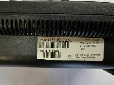 - IPC TRADING SYSTEMS 101102123LNL CLDL SLIM E1 8TOG MIC 