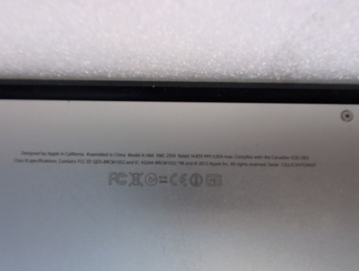 🎸 Apple MacBook Air 13-inch A1466 Mid 2012 Core i5-1.8GHz 8GB 128GB SSD 10.13
