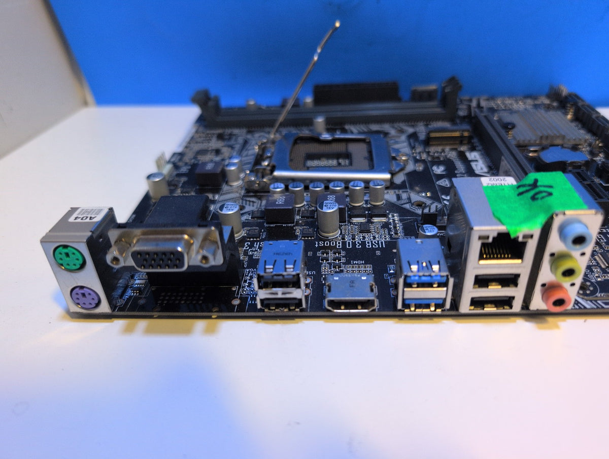 🎸 ASUS H110M-E/M.2 LGA1151 DDR4 Micro-ATX Motherboard (NO Back Plate) Tested