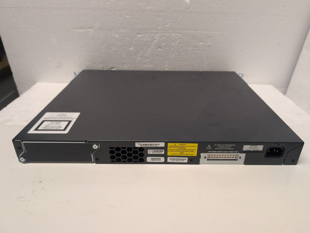 🎸 Cisco Catalyst WS-C2960X-24PS-L 24-Port PoE+ Gigabit Switch
