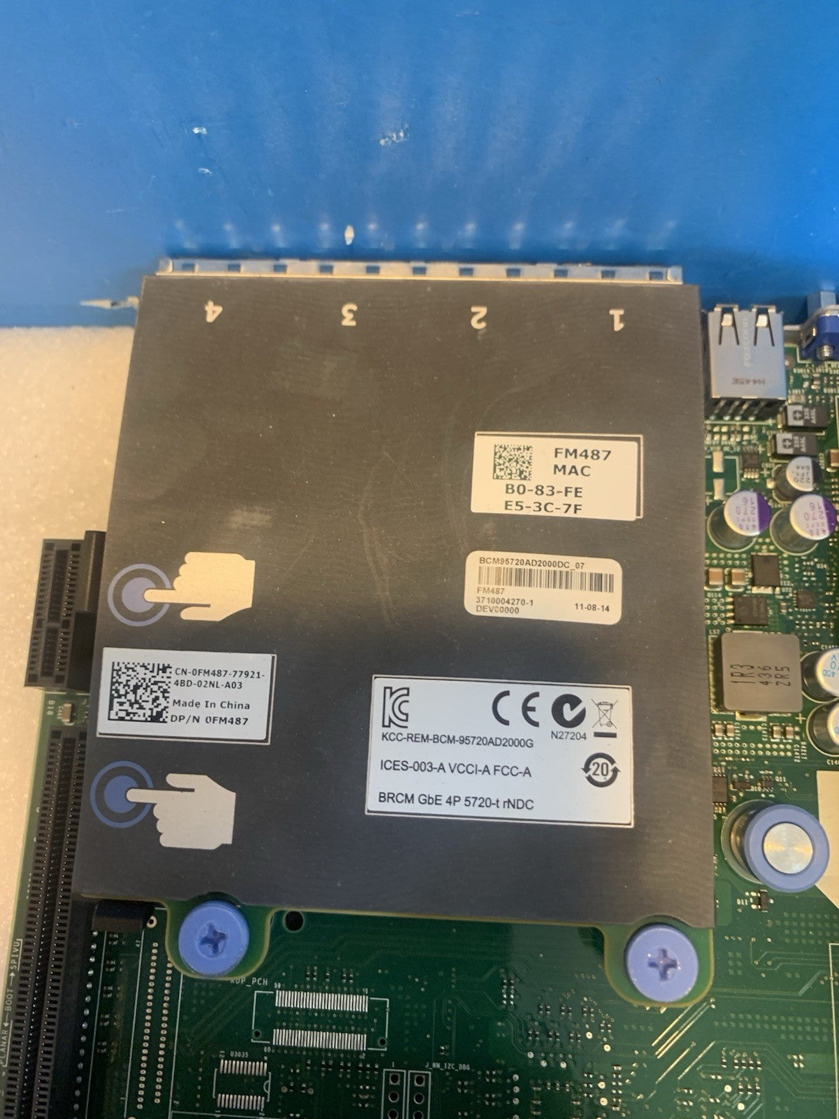 🔥 DELL R720 R720XD motherboard 068CDY 0X6FFV 0JP31P 0020HJ / Dual CPU E5-2640V2