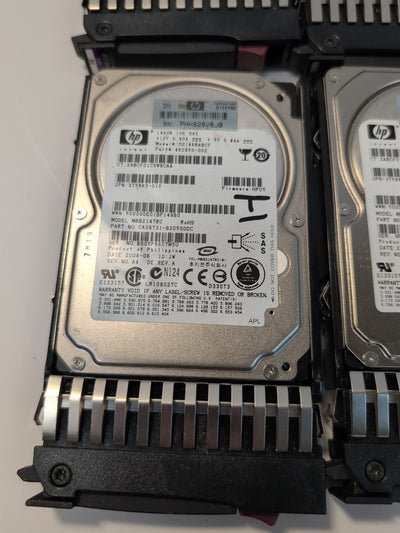 6x HP 432320-001 460850-002  2.5" 146GB 10K RPM SAS Hard Drive -