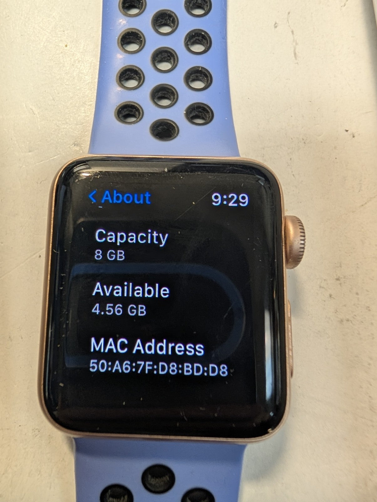 🔥 Apple Watch Series 3 38mm Gold  A1858 GPS Touchscreen Unlocked (Watch Only) -