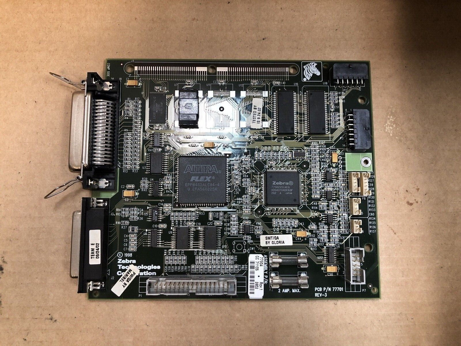 $ Zebra Z4M Z4M Plus Z6M Main Logic Board 77904 77701 - Working Pull