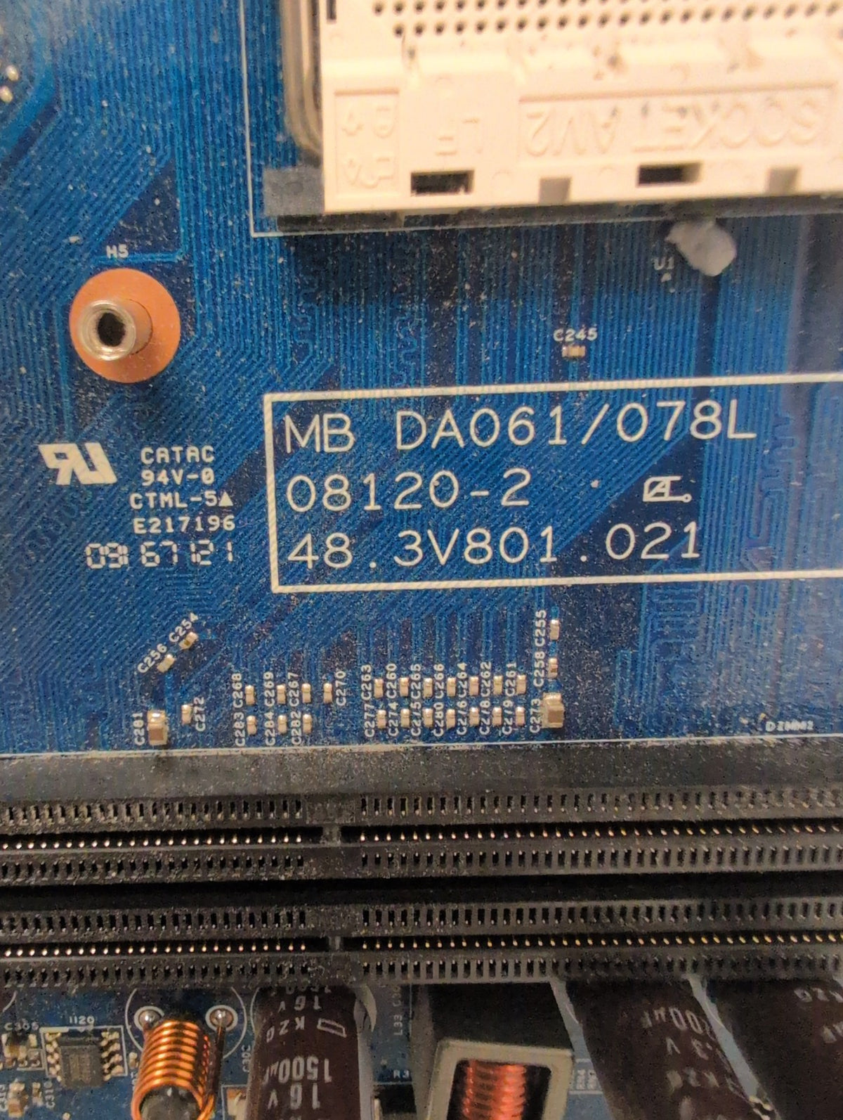🎸 Motherboard MB DA061/078L 48.3V801.021 Socket AM2 Micro ATX DDR2 2-Slot