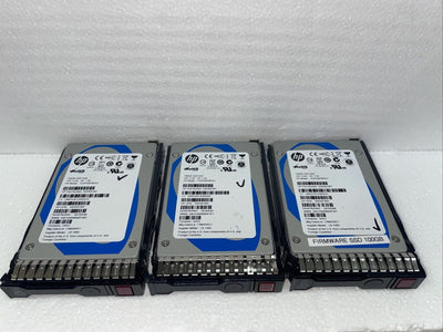(1 x) HP 100GB SAS 6G 2.5'' Solid State Drive 632429-001  (1000 days remaining)