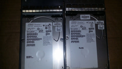 2 x NetApp 17R6348 HUS103014FLF210 147GB 10K Fiber HD HDA REV A w/Tray108-00030