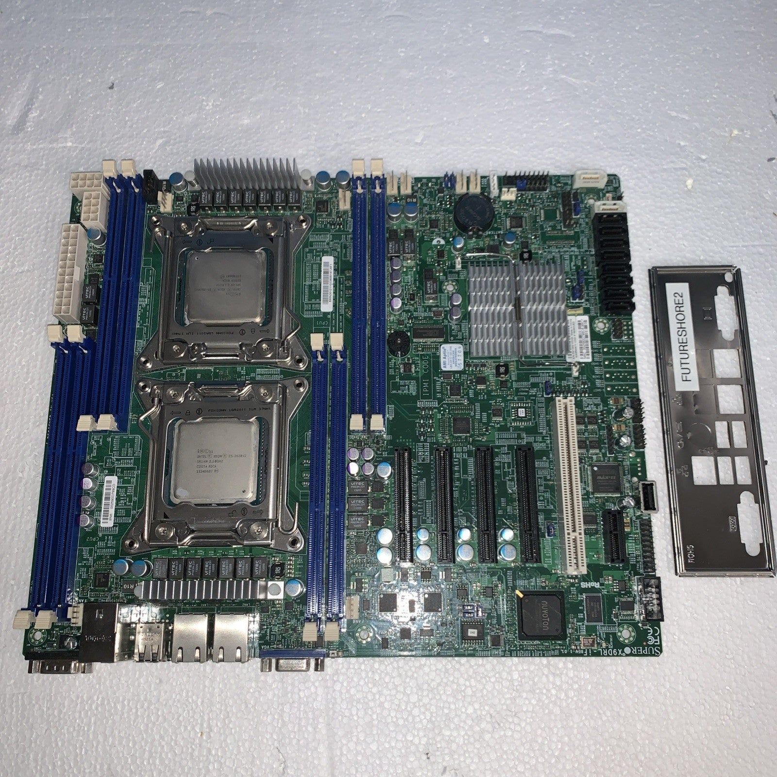SuperMicro X9DRL-iF ATX Motherboard with (2x) Xeon E5-2620 2.0GHz CPU