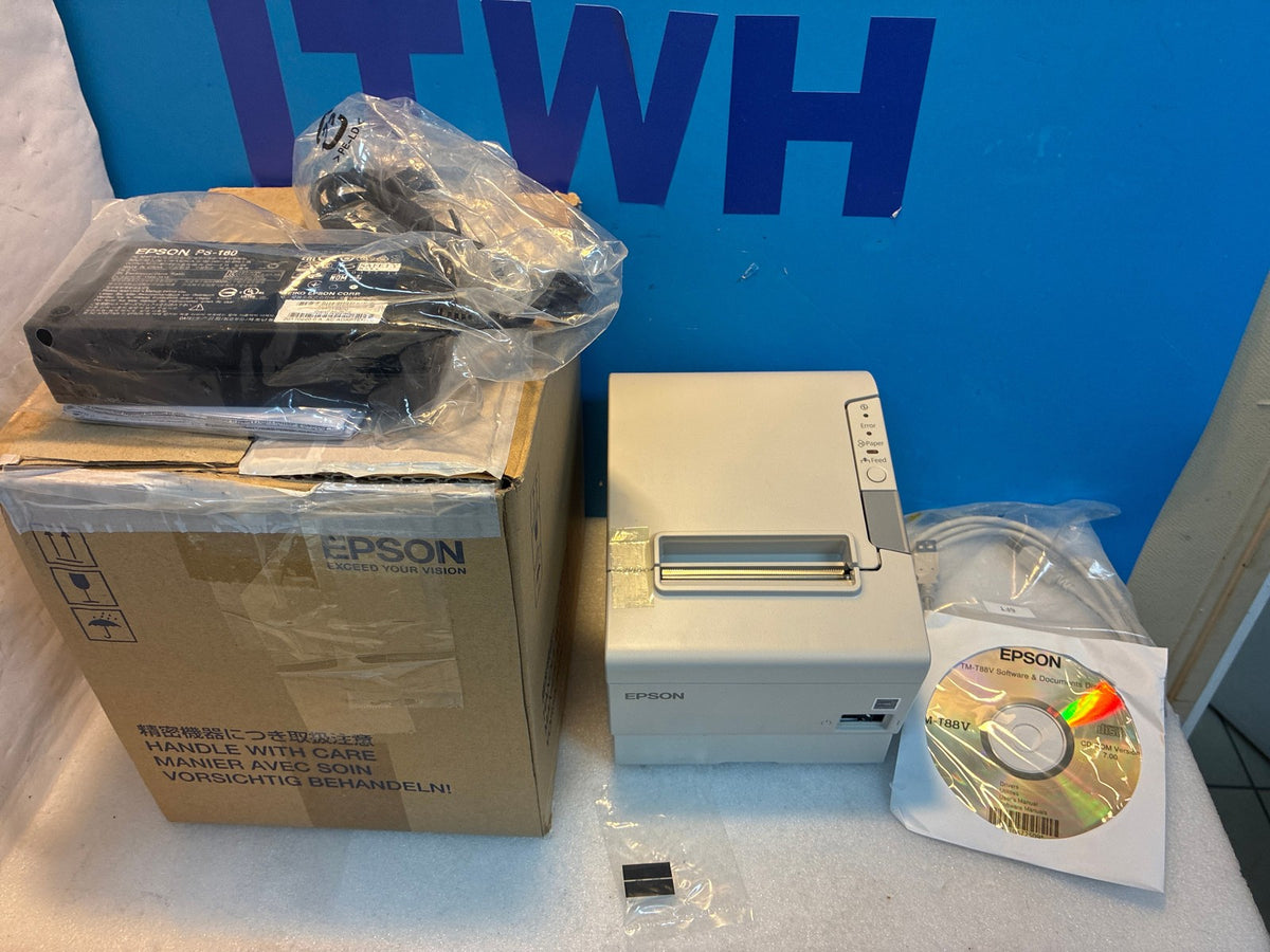🔥 Epson TM-T88V M244A Thermal POS Receipt Printer RS-232 Serial Open Box