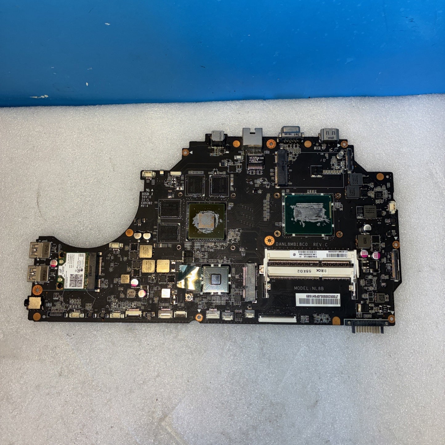 🔥 Thunderbolt Storm 15 911-M5 Gaming Laptop Motherboard W/i7-4720HQ + 960M 2GB