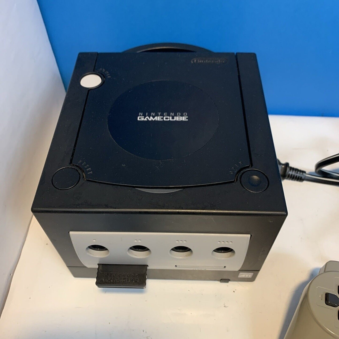 Nintendo DOL-101 GameCube Console - Black With Game
