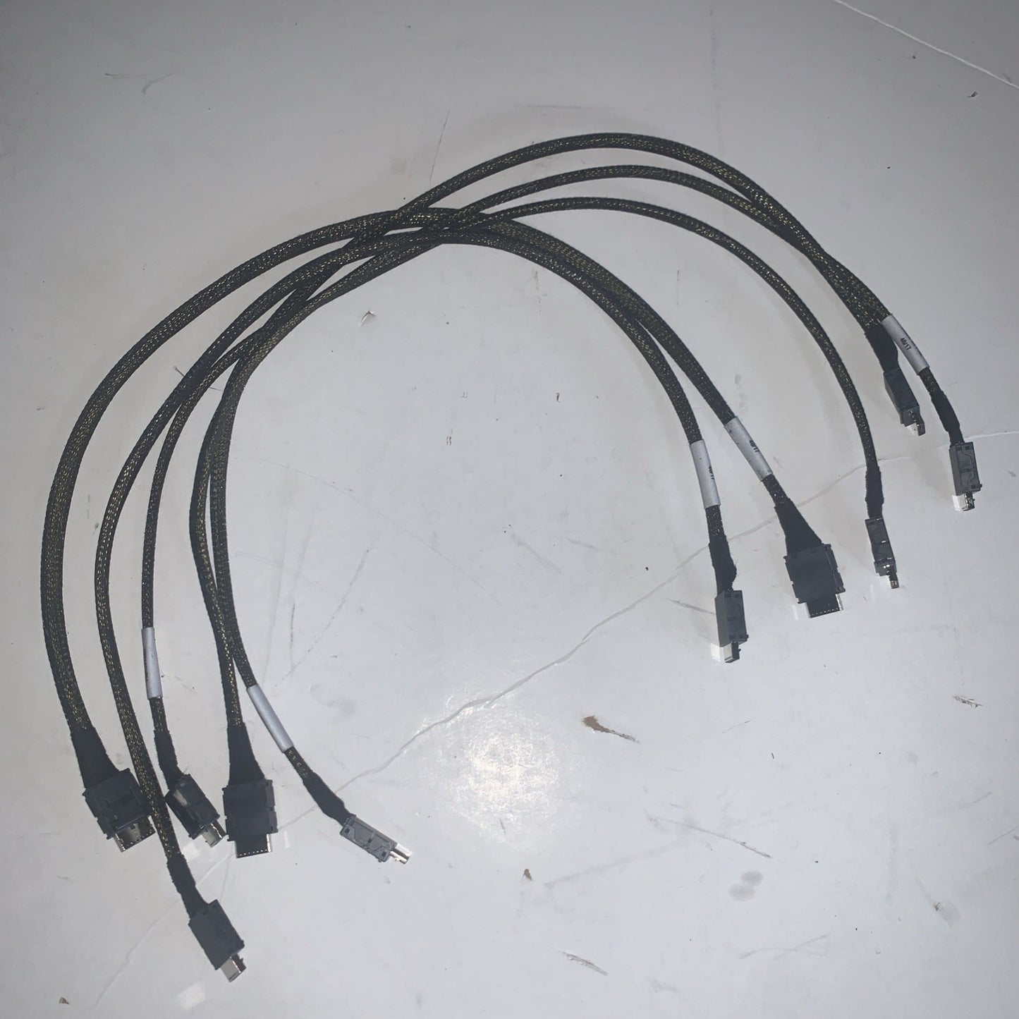 5x  Molex Mini SAS HD SFF-8643 to SFF-8643 Internal Cable 12Gb/s RAID HBA 50cm