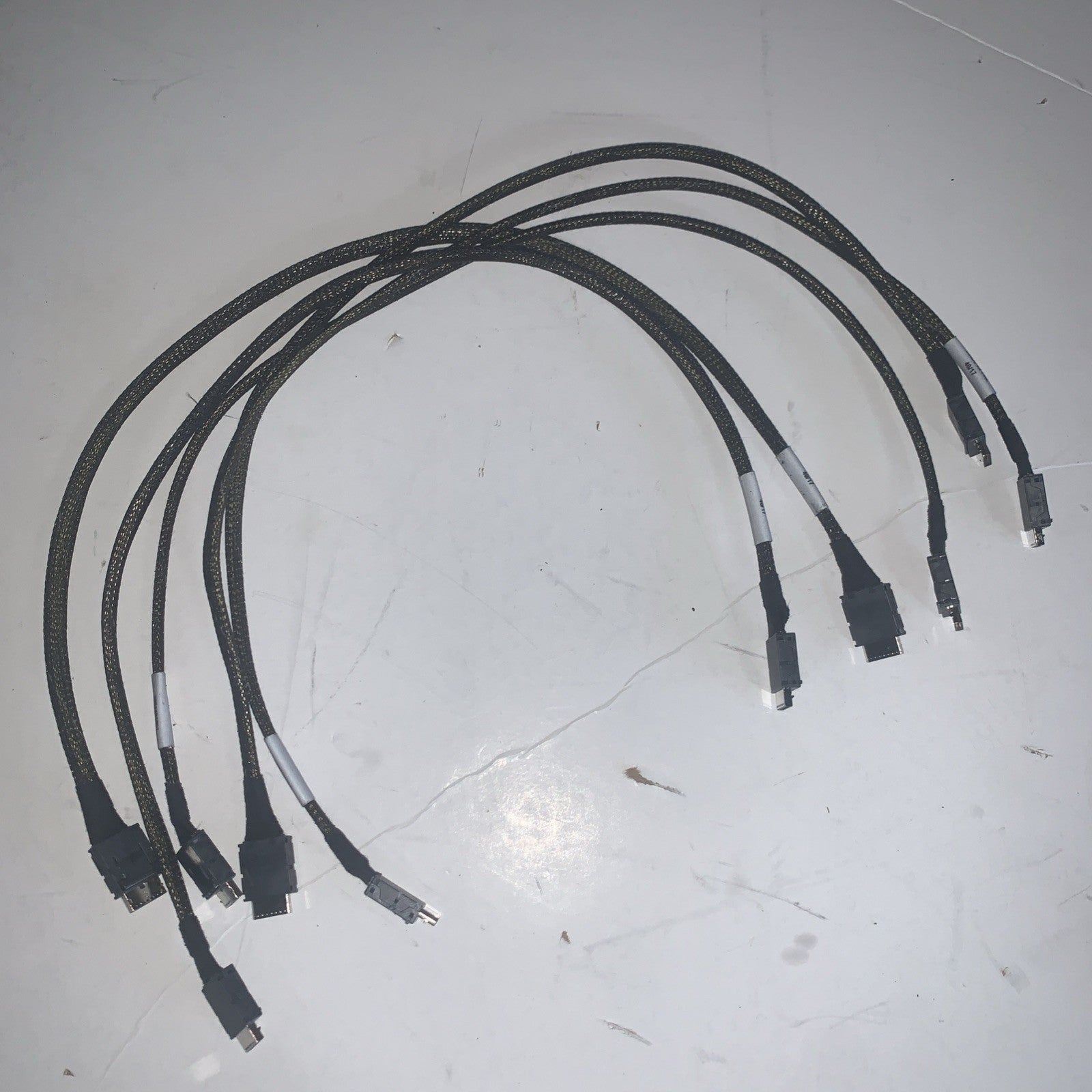 5x  Molex Mini SAS HD SFF-8643 to SFF-8643 Internal Cable 12Gb/s RAID HBA 50cm