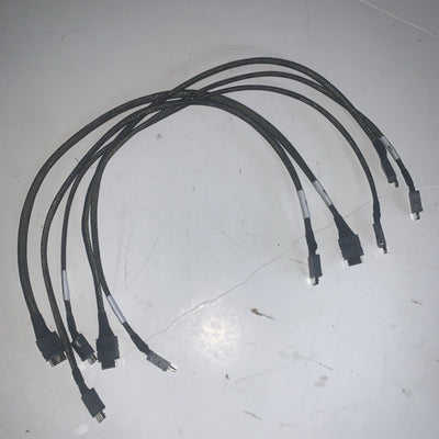5x  Molex Mini SAS HD SFF-8643 to SFF-8643 Internal Cable 12Gb/s RAID HBA 50cm