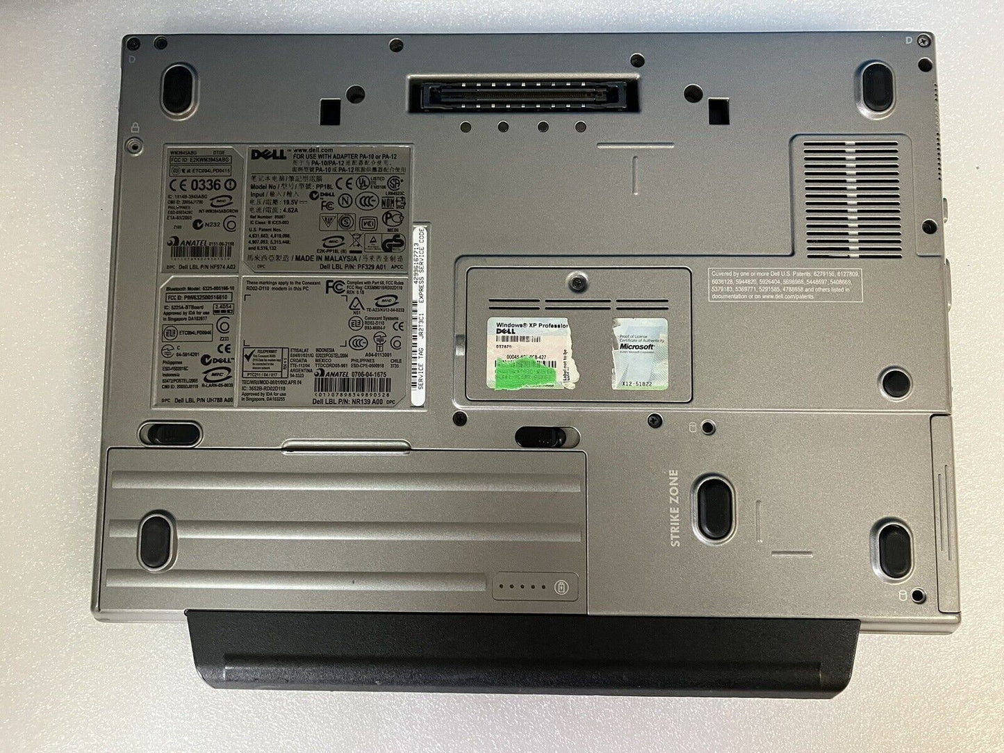 ~ (For Parts) Dell Latitude D620 PP18L 14" Laptop Core Duo CPU 512MB RAM (Read)