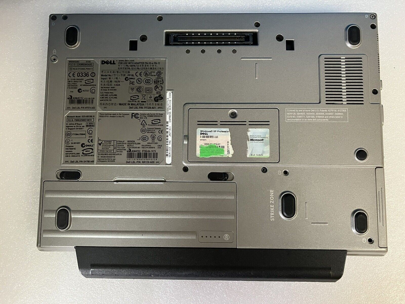 ~ (For Parts) Dell Latitude D620 PP18L 14" Laptop Core Duo CPU 512MB RAM (Read)