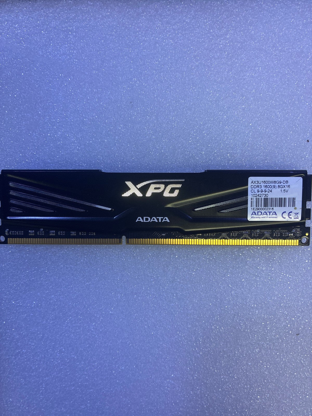 🔥 ADATA XPG 8GB DDR3 1600MHz CL9 Desktop RAM Single Stick AX3U1600W8G9-DB
