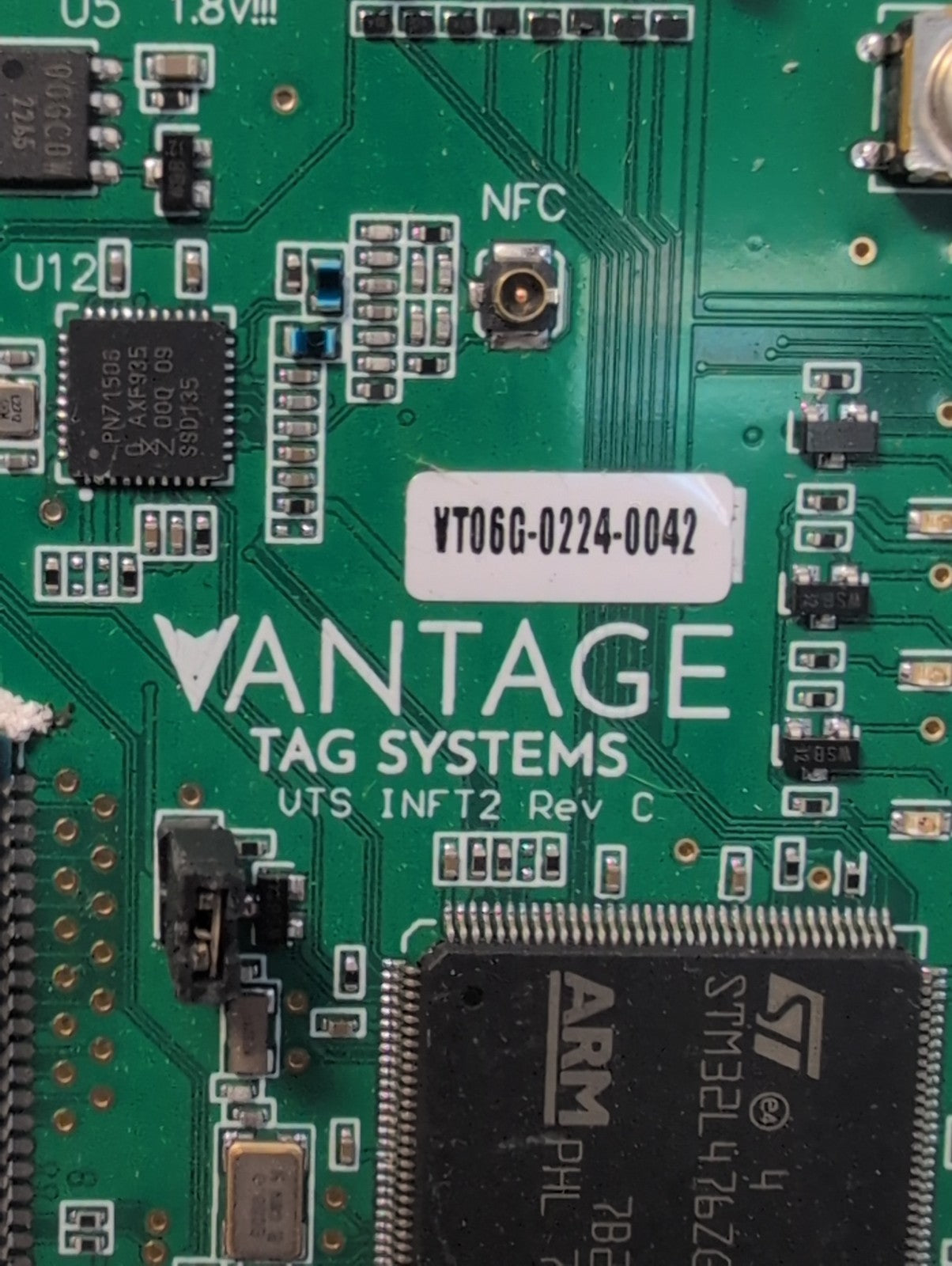 🔥 (AS IS )  2X Vantage Tag Systems VT06G PCB Board SC200R-WF Smart Module -