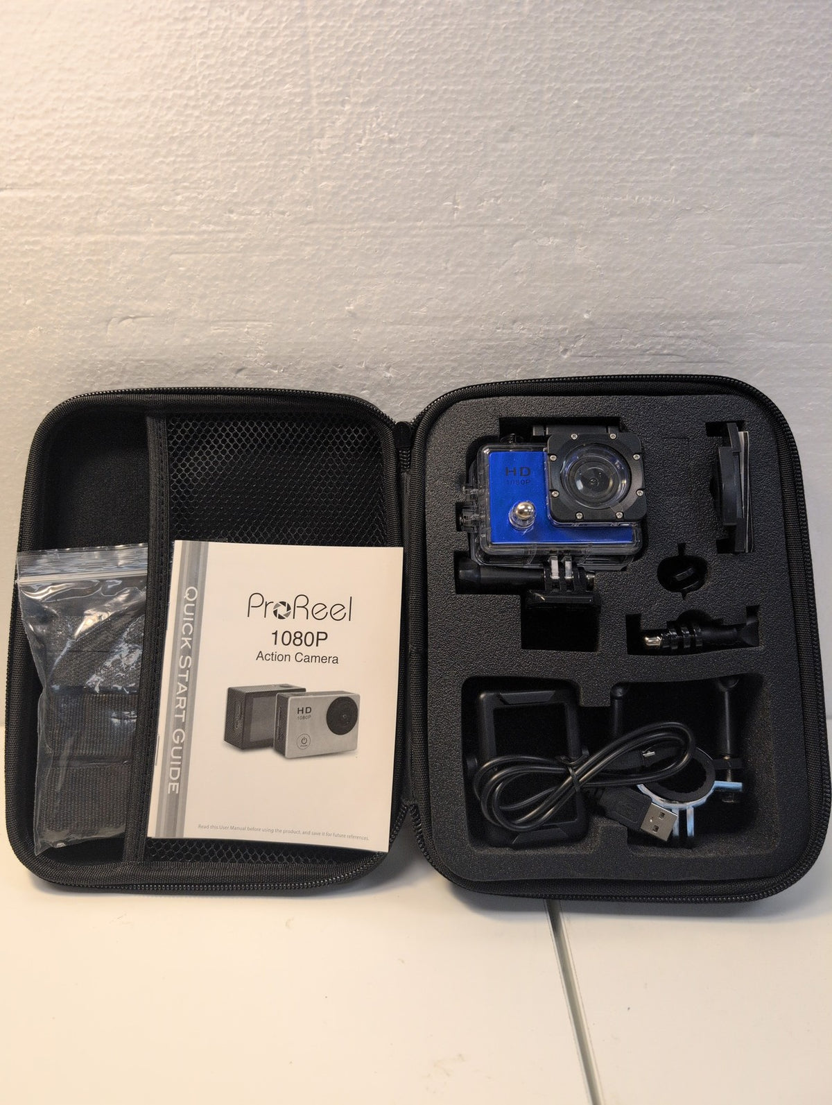 🎸 NEW ProReel 1080P HD Action Camera Kit with Waterproof Case & Accessories