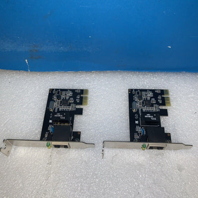Lot of 2 YCL G1801DG 1507 PCIe PCI-E Gigabit Network Adapter Card