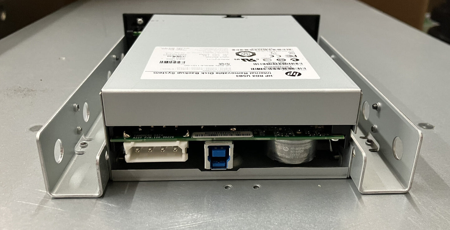 ~ HP BRSLA-1101-DC RDX B7B62A USB3 Internal Removable Disk Backup System