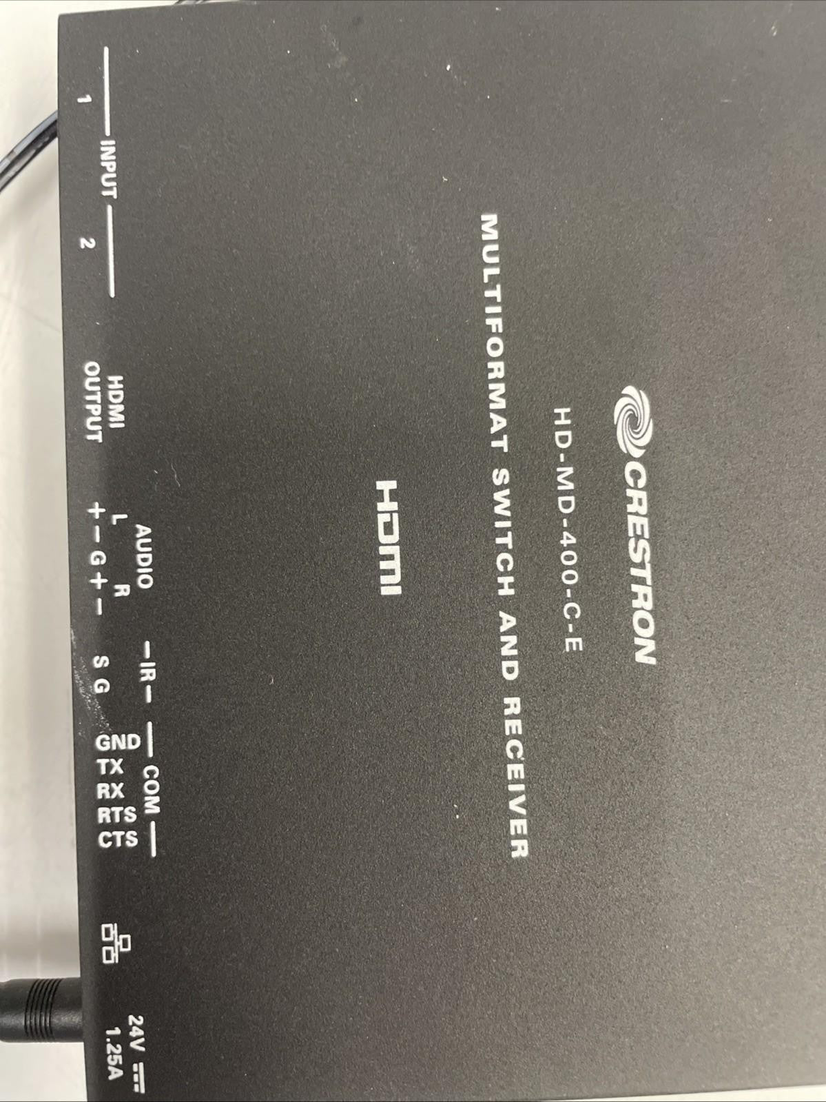 Crestron hd-md-400-c-e Multiformat Switch, Receiver and Transmitter and adapter