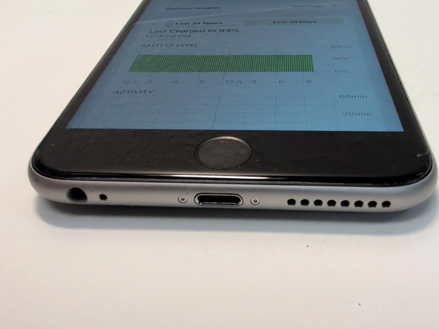 🔥 (Carrier: BELL) Apple iPhone 6S Plus A1687 16GB Space Gray  (Corner Cracked)