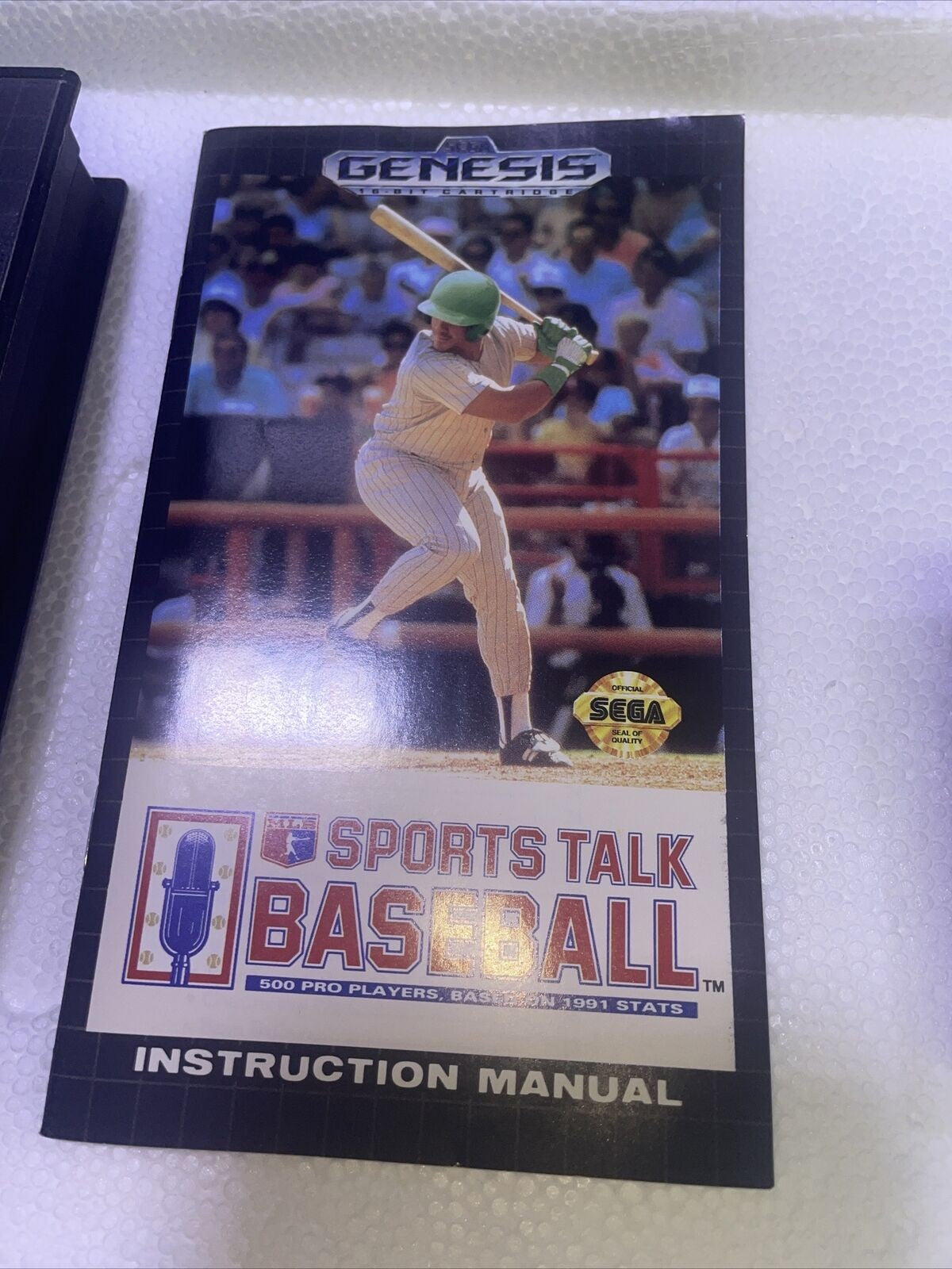 (Nice condition) Sports Talk Baseball Sega Genesis Complete with  manual