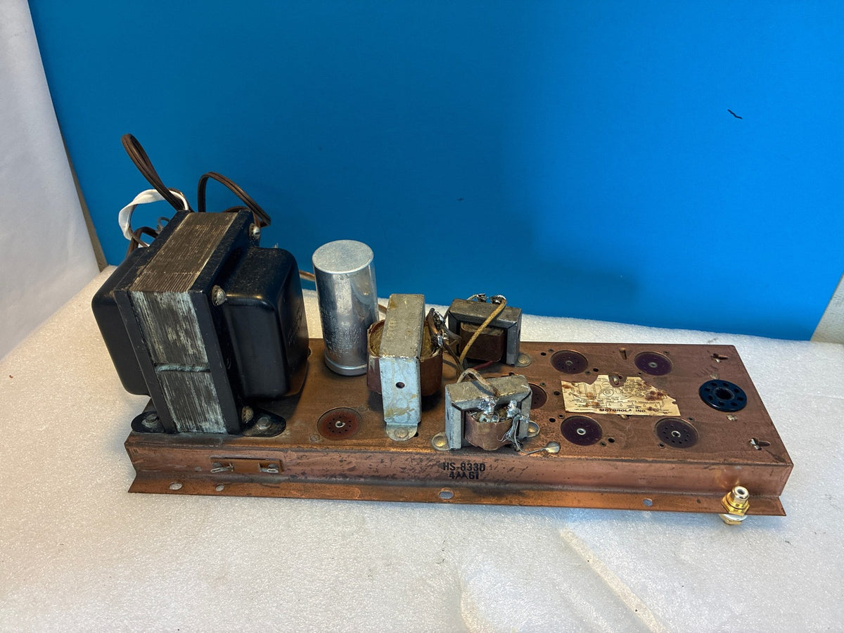 🔥 Motorola HS-8330 Vintage Vacuum Tube Amplifier Chassis Parts Restoration