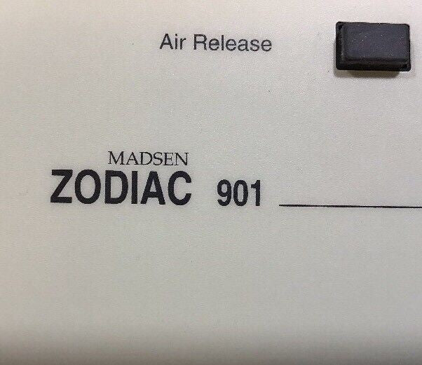 * Madsen Zodiac 901 Middle Ear Analyzer Tympanometer AS IS