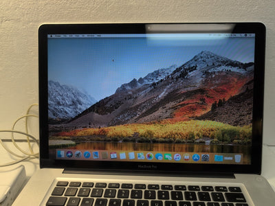 🔥 Apple MacBook Pro 15" A1286 2012/i7-2.3GHz /4GB RAM/500GB HDD/10. 13 (READ) -