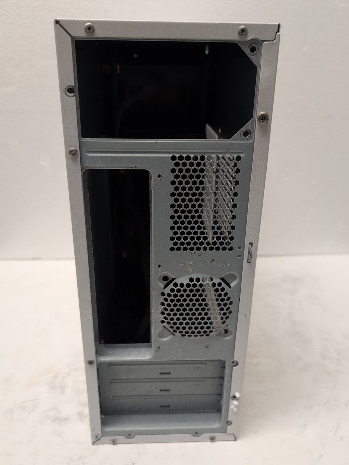 🔥 Vintage GTR Mini Tower Computer Case White With Card Reader -