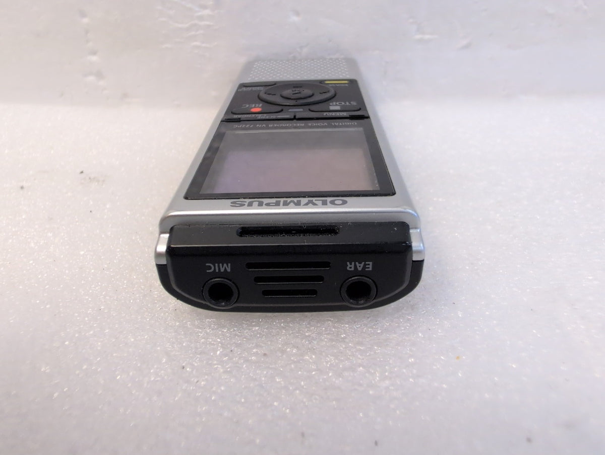 🎸 Olympus VN-722PC Digital Voice Recorder MicroSDHC MP3 Silver/Black AAA