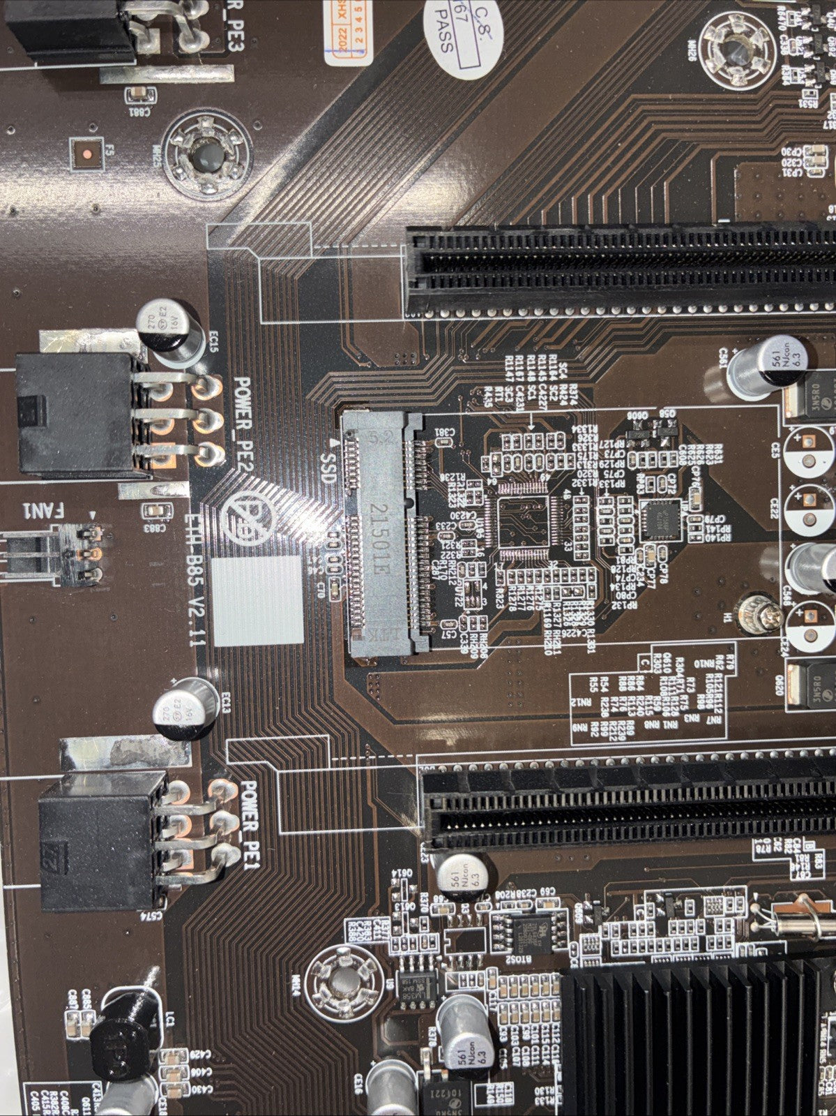 Crypto GPU Mining PCI-e Motherboard 8-PCIE (socket 1150, DDR3)