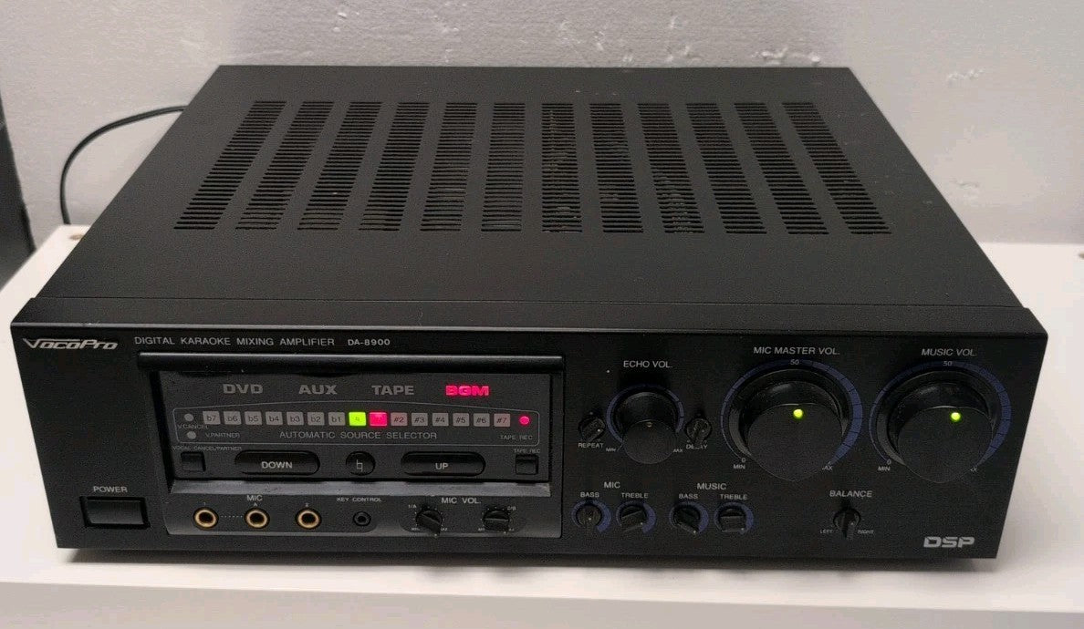 🔥 VocoPro DSP Reverb Karaoke Mixing Amplifier DA-8900 (Free Shipping) -