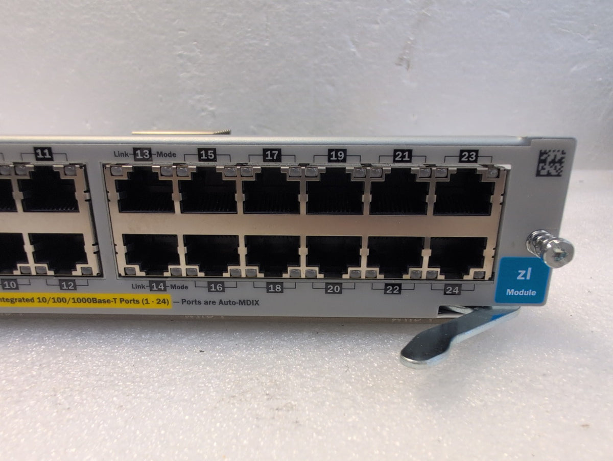 🎸 HP J9534A Gig-T PoE+ v2 zl Module 24-Port 10/100/1000 Switch Module RJ45