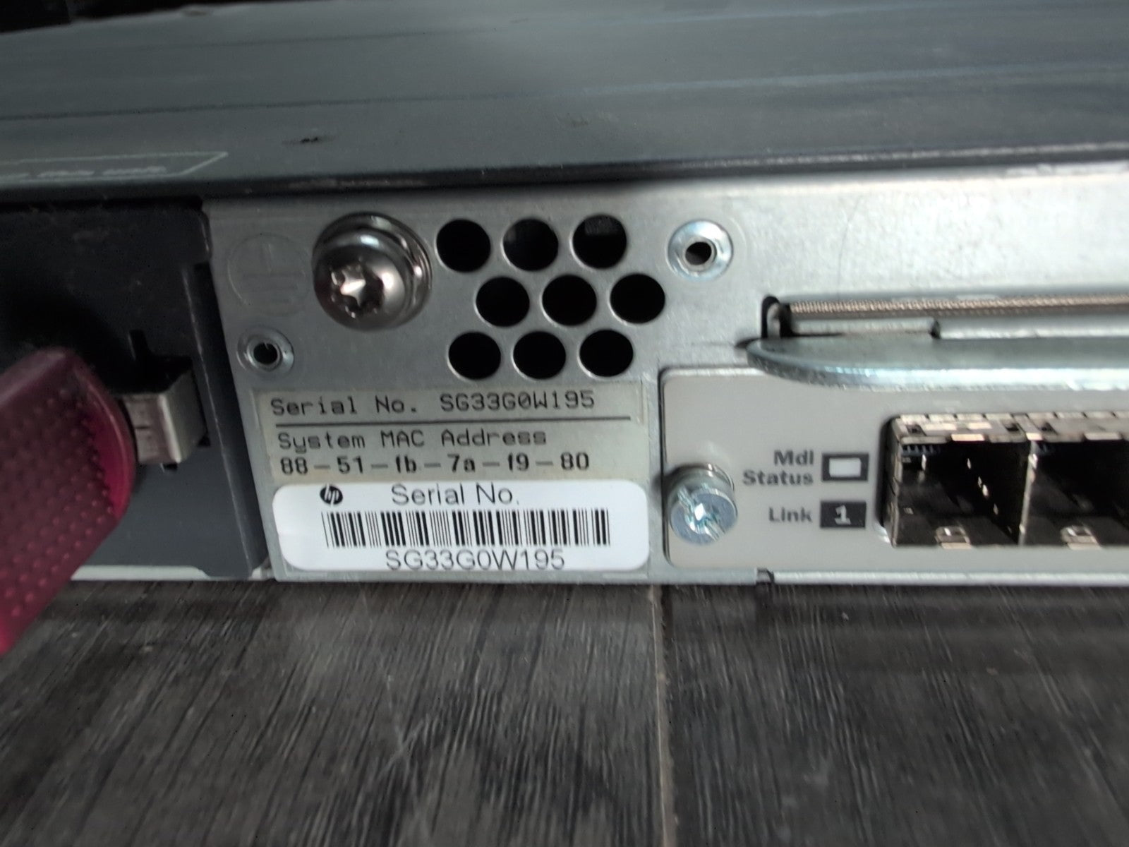 🔥 HP J9576A E3800-48G-4SFP+ 48 Ports Network Switch W/ 1x 400W PSU -