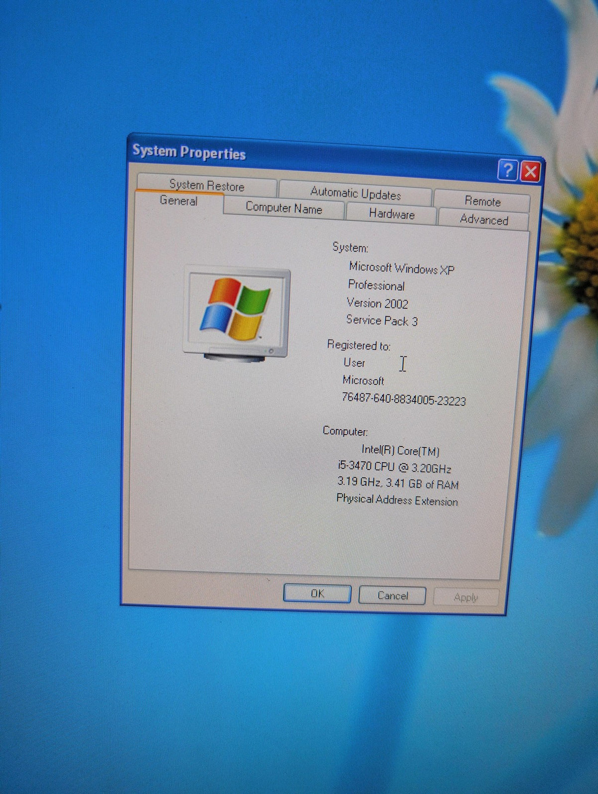 Dell OptiPlex 7010 Mini Tower Desktop Intel Core i5-3470 4GB 320GB HDD /WinXP -
