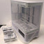New in box VALKYRIE B360W VK03-M Glass White ATX Computer Case With Fans -