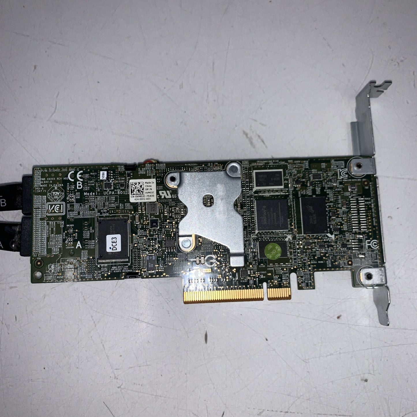 0VM02C Dell PERC H710 Cache 6GBp/s PCI-E SAS RAID Controller + cable 04606V