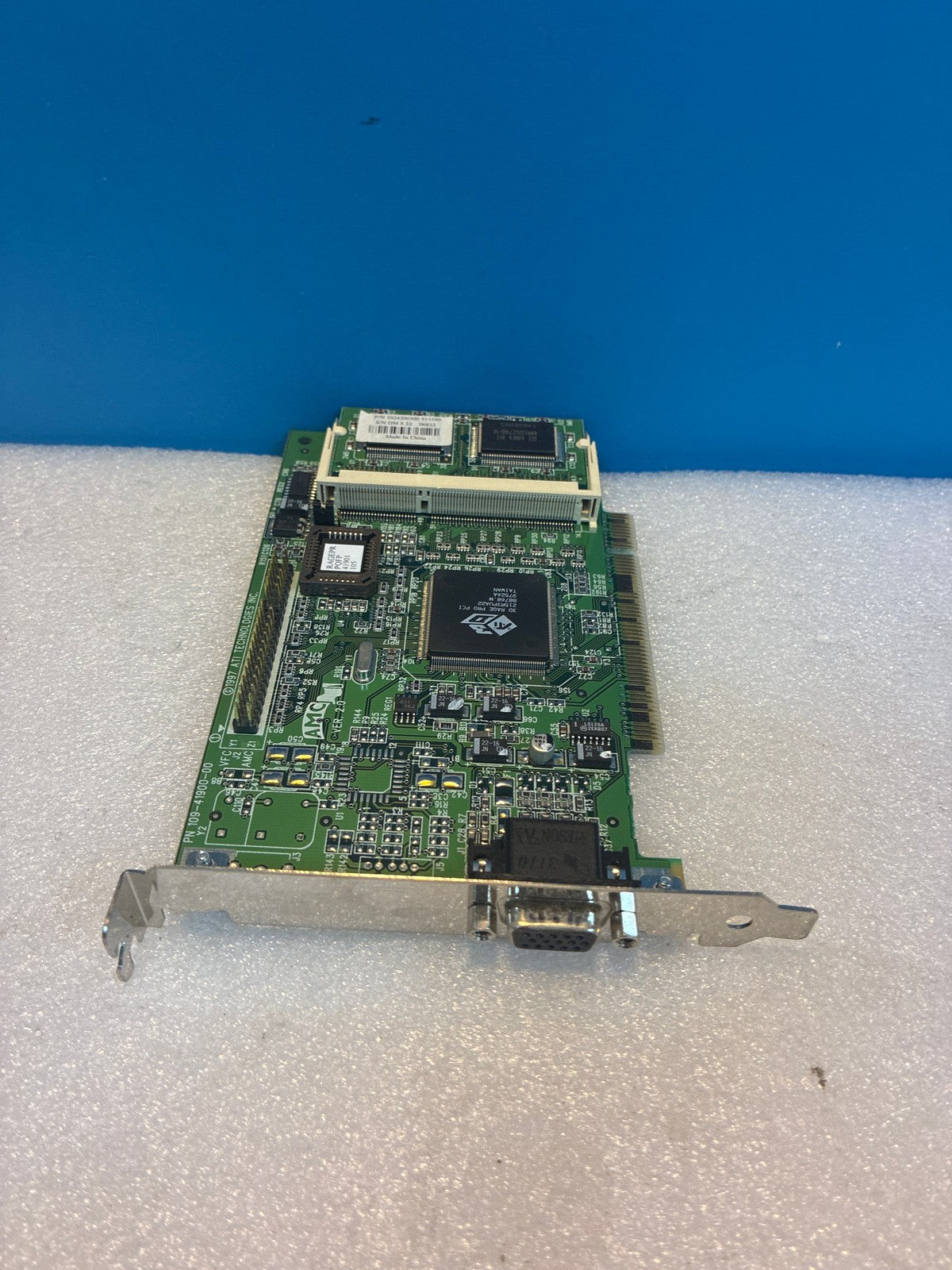 🔥 ATI 3D Rage Pro PCI Video Card 109-41900-00 with AMC Daughterboard VGA