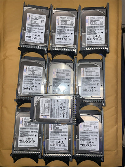 (1x) IBM 73GB U320 SCSI 10K RPM 2.5 INCH HOT-SWAP HARD DRIVE 39R7334 ST973401LC