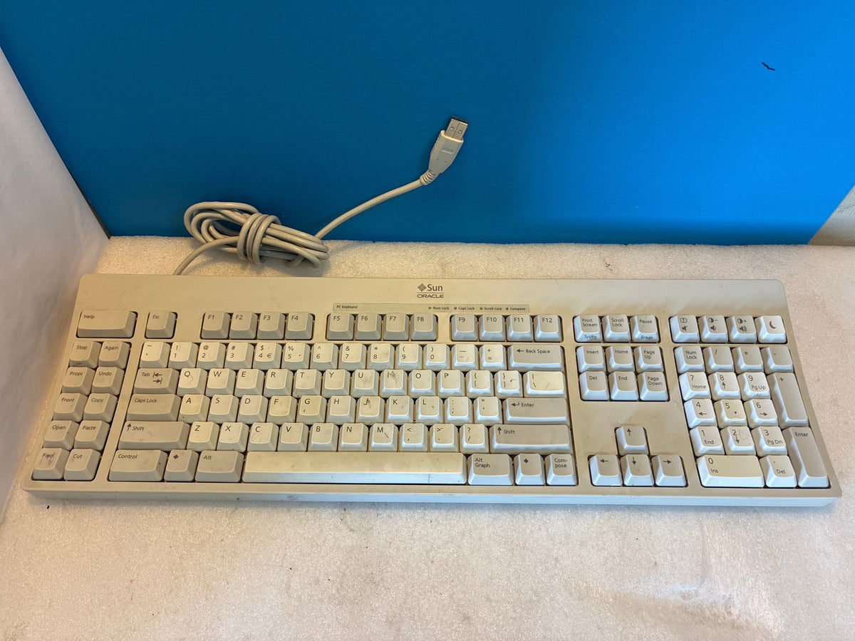🔥 Sun Microsystems Type 7 USB Keyboard 320-1366-04 Oracle Numeric Keypad