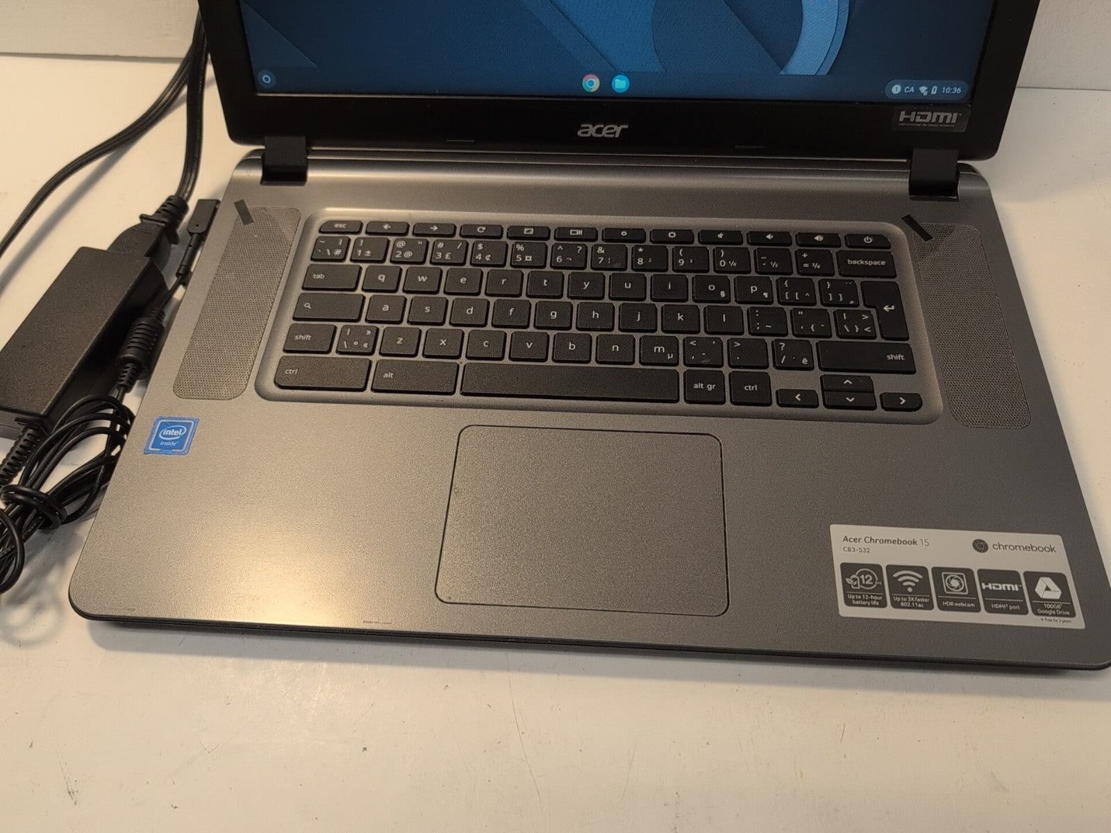Acer Chromebook 15 CB3-532 N15Q9 15" /ATOM X5-E8000 CPU/ 2GB RAM/16GB SSD -