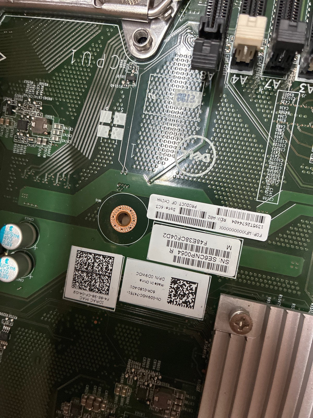 🔥 Dell PowerEdge Motherboard 0D9WDC D9WDC Dual Socket System Board